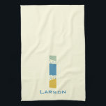 Modern Abstract Letter L Monogram Initial Tea Towel<br><div class="desc">Tea towel featuring an abstract modern monogram.</div>