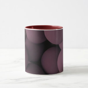 Modern Abstract Line Art Black Mug Minimalist Co