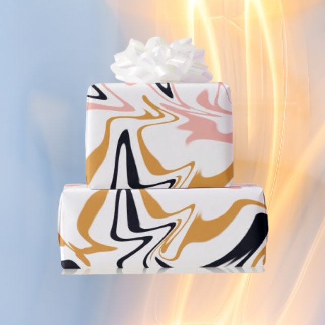 Modern abstract lines Gift Wrapping Paper (Creator Uploaded)