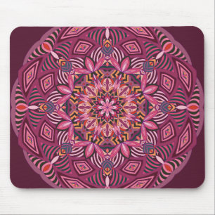 Modern Abstract Mandala Mouse Mat
