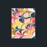 Modern Abstract Marble Swirl in Pink and Yellow Canvas Print<br><div class="desc">Add some fun style and colour to your walls with this Bold and Colourful Abstract Marbled Graphic Design Canvas Print.</div>
