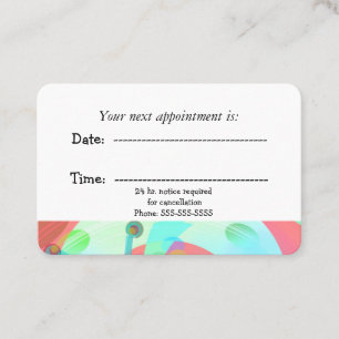 Modern Abstract Medical Appointment Card