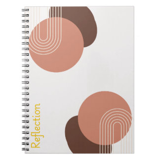 Modern Abstract Minimalist  Notebook