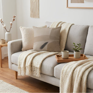 Modern abstract minimalist Scandinavian Cushion