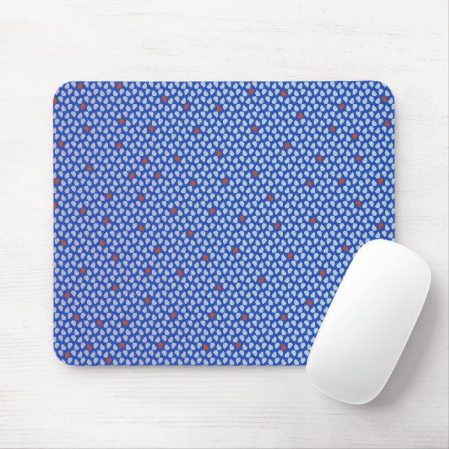 Modern abstract mosaic geometric pattern 1293 mouse mat (With Mouse)
