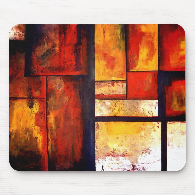 Modern Abstract Mouse Mat (Front)