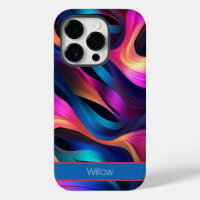 Modern Abstract Neon Colour Waves