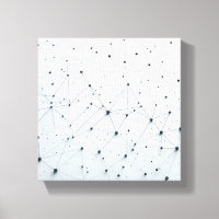 Modern Abstract Network Grid - 3D Neural Connectio
