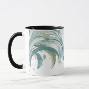 Modern Abstract Ocean Waves – Elegant Nature Combo Mug