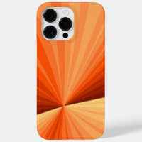 Modern Abstract Orange Red Vanilla Graphic Fractal