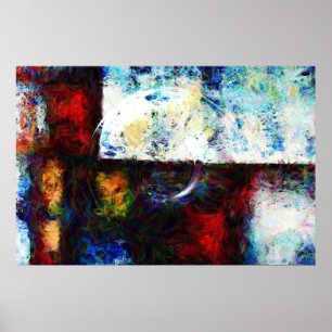 Modern Abstract Original Painting Art Print Poster