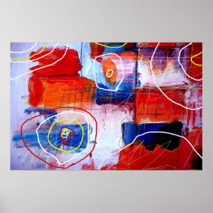 Modern Abstract Painting Art Print