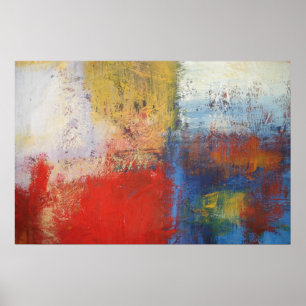 Modern Abstract Painting Art Print Poster