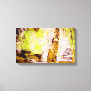 Modern Abstract Painting Art Wrapped Canvas