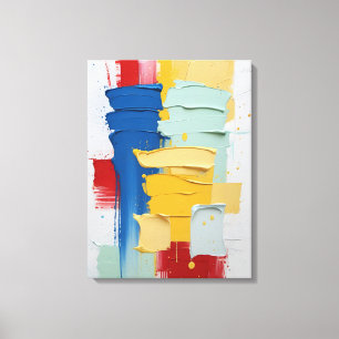 Modern Abstract Painting Canvas Print