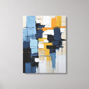 Modern Abstract Painting Canvas Print