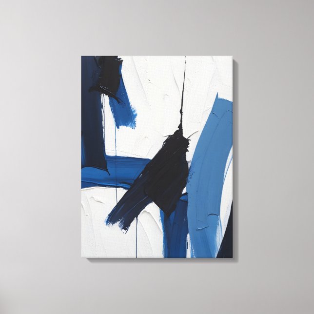 Modern Abstract Painting Canvas Print (Front)