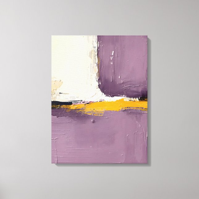 Modern Abstract Painting Canvas Print (Front)