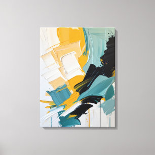 Modern Abstract Painting Canvas Print