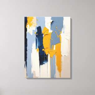 Modern Abstract Painting Canvas Print