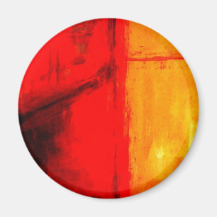 Modern Abstract Painting Magnet