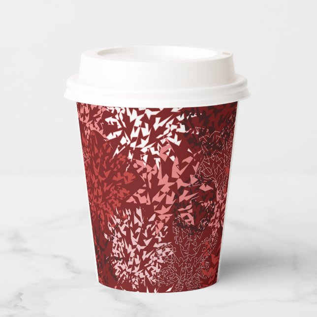 Modern Abstract Paper Cups (Front)