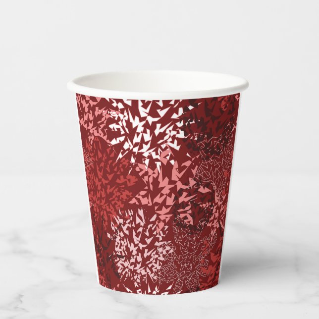 Modern Abstract  Paper Cups (Front)