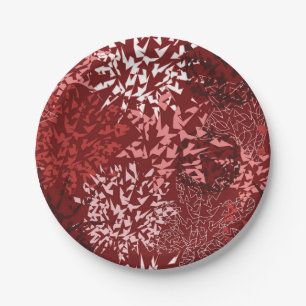Modern Abstract Paper Plate