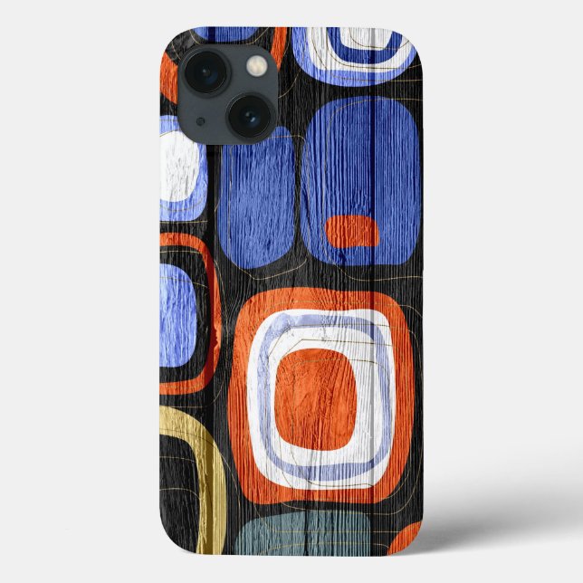 Modern Abstract Pastel Wood Look Case-Mate iPhone  Case-Mate iPhone Case (Back)