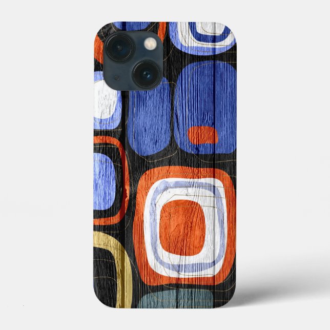 Modern Abstract Pastel Wood Look Case-Mate iPhone  Case-Mate iPhone Case (Back)