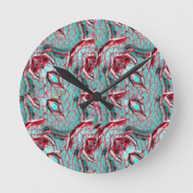 Modern abstract pattern 1186 - Wall Clock (Front)