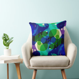Modern abstract pattern cushion