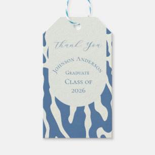 Modern abstract Pattern graduation thank you tag