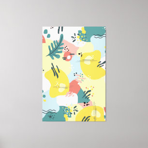 Modern Abstract Pattern Illustration   Canvas Print