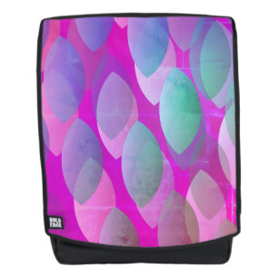Modern Abstract Pattern   Magenta Purple Pink Teal Backpack