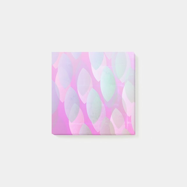 Modern Abstract Pattern | Magenta Purple Pink Teal Post-it Notes (Front)