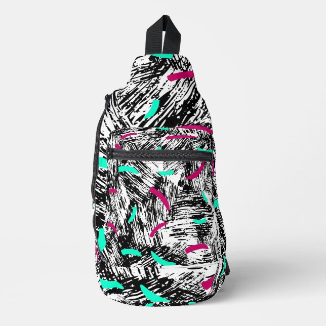 Modern Abstract pattern. Sling Bag (Front)