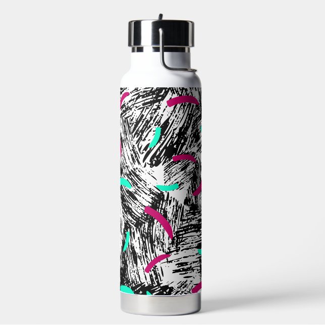Modern Abstract pattern. Water Bottle (Left)