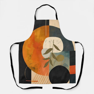 Modern Abstract Peace Olive Branch Wall Art Apron