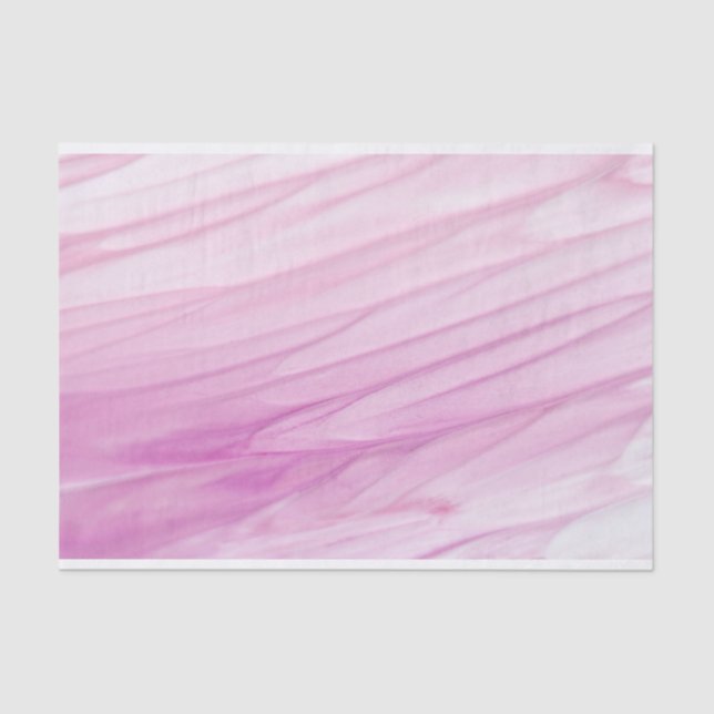 Modern Abstract Pink Ombre Watercolor Pattern Tissue Paper (Front)