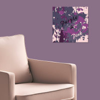 Modern Abstract Pink Purple Vector Paint Splatter