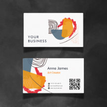 Modern Abstract, playful brushstroke, coloured