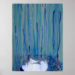 Modern Abstract Portrait Poster