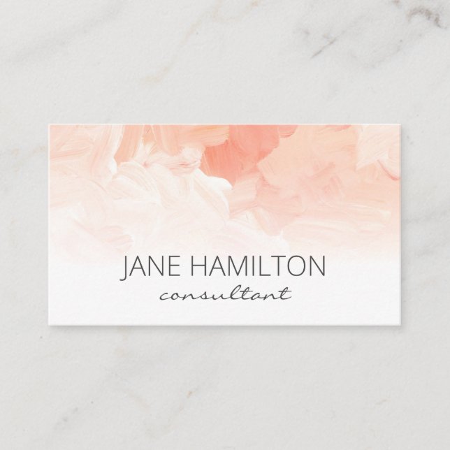 Modern Abstract Profile Business Card (Front)