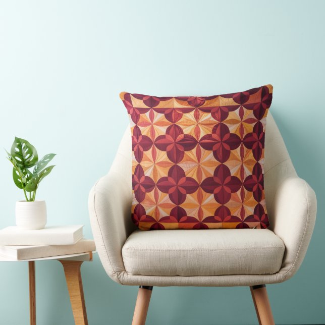 Modern Abstract Quilt, Throw Pillow  (Chair)