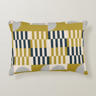 Modern abstract seamless geometric pattern with se decorative cushion
