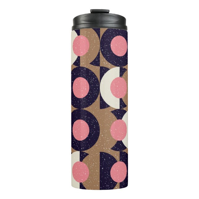 Modern abstract seamless geometric pattern with se thermal tumbler (Front)