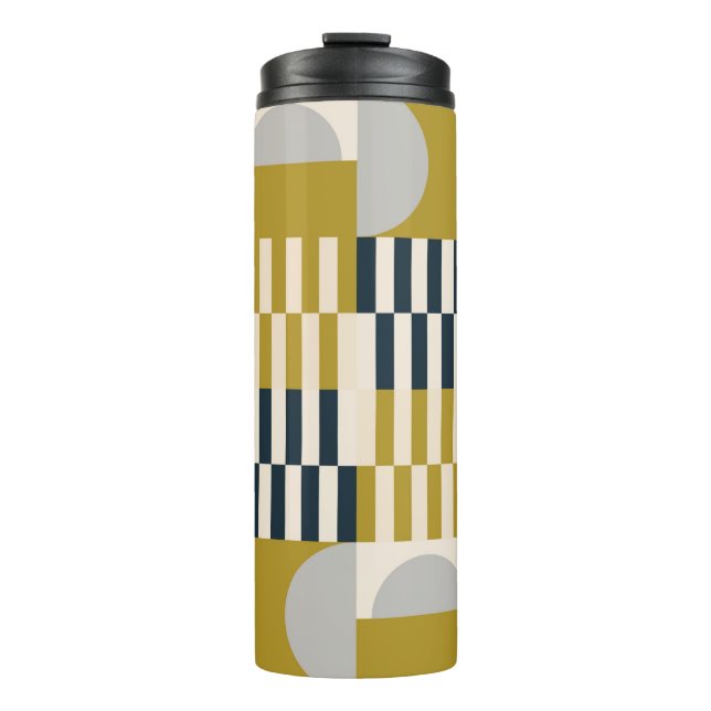 Modern abstract seamless geometric pattern with se thermal tumbler (Front)
