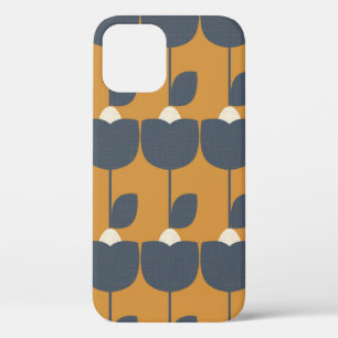 Modern abstract seamless geometric pattern with st iPhone 12 case