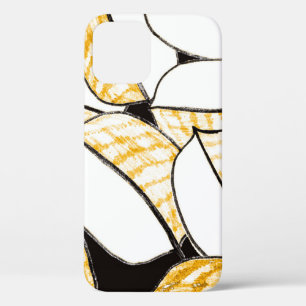 Modern abstract seamless pattern with creative col iPhone 12 case